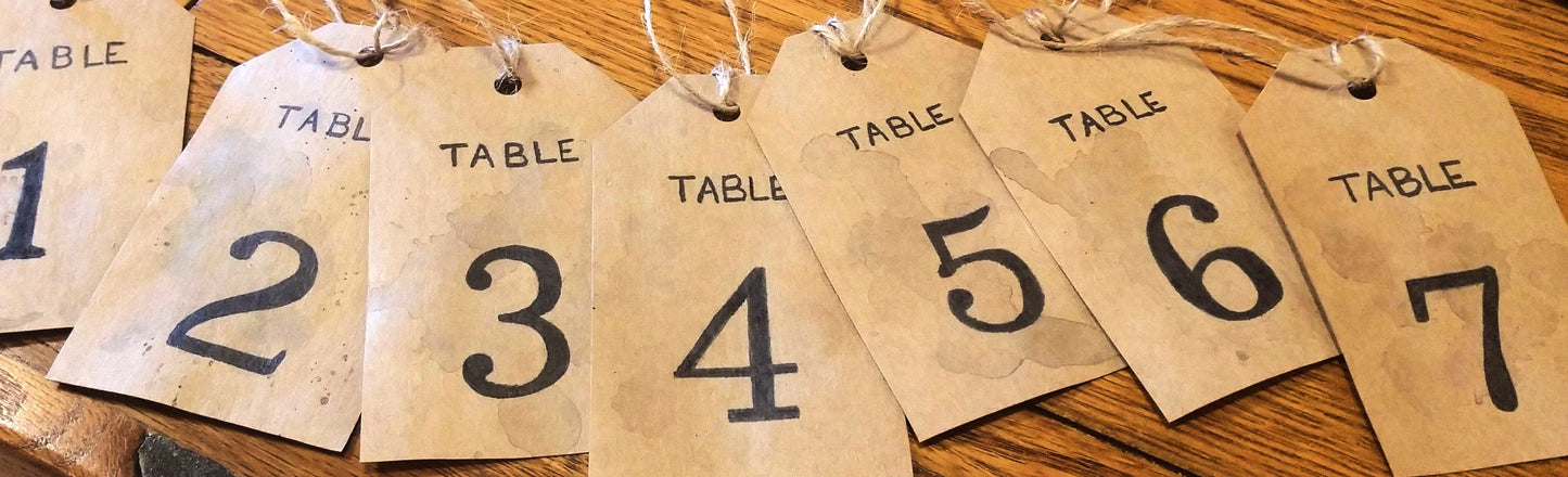 Table Numbers