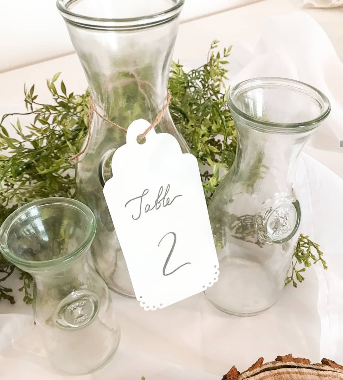 Table Numbers